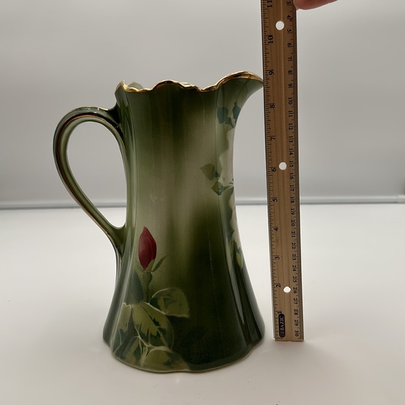 Antique Keller and Guerin Lunville French Porcelain Pitcher - Picture 14 of 16